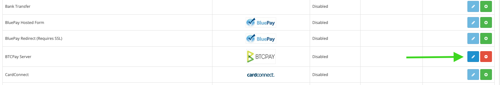 BTCPay OpenCart: Add new payment method
